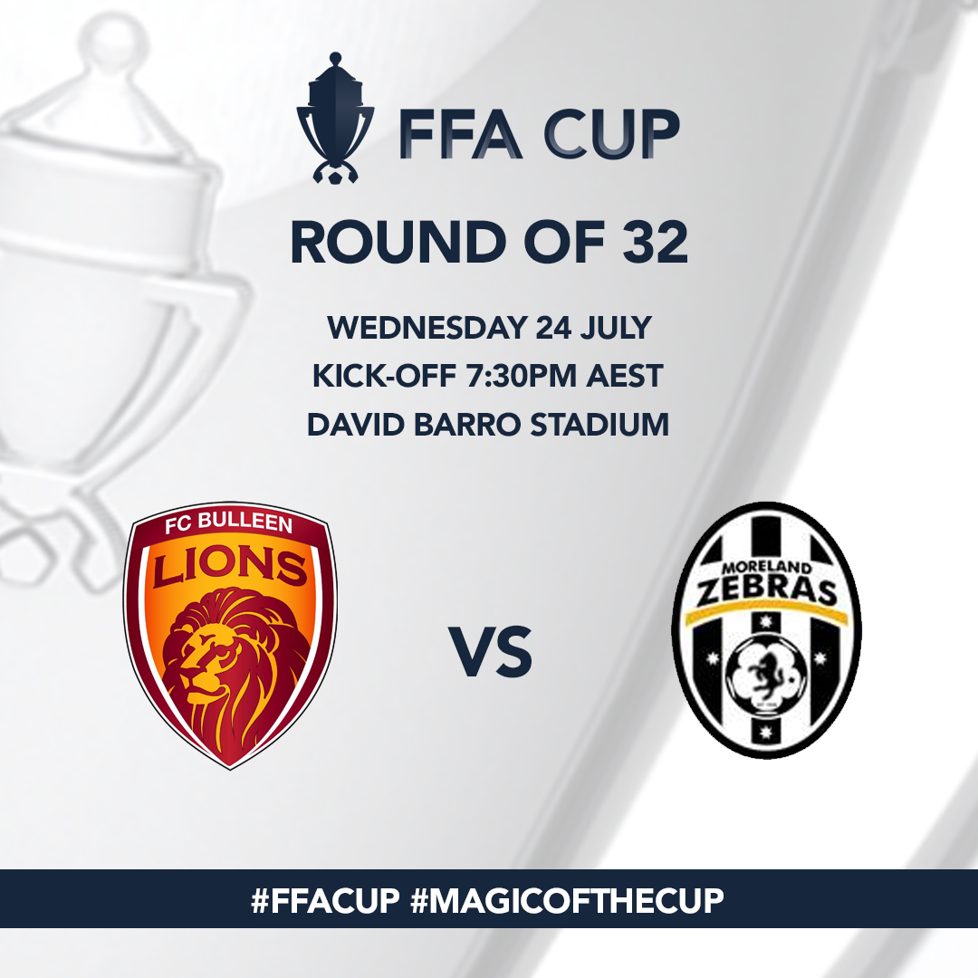 bulmor FC Bulleen Lions v Moreland Zebras