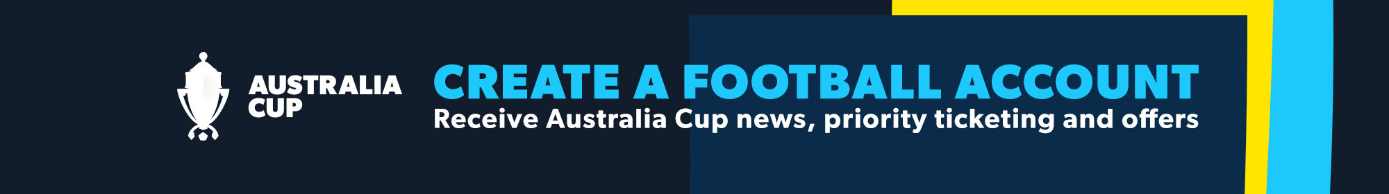 Australia Cup - Create a Football Account to stay up to date