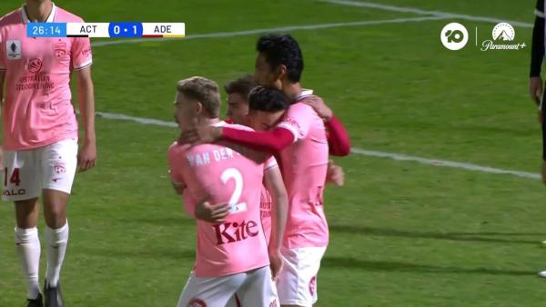 GOAL: Zach Clough gets United off to the ideal start | Adelaide City v Adelaide United