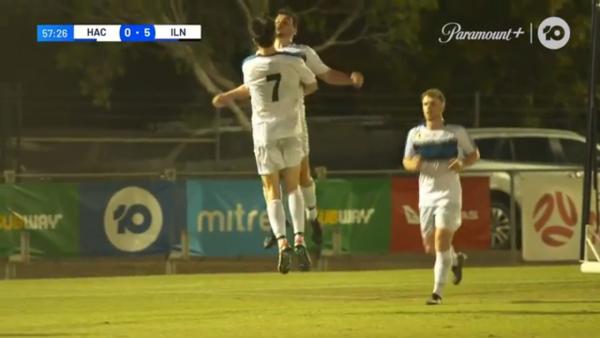 GOAL: Inter's Ollie Green also gets his brace