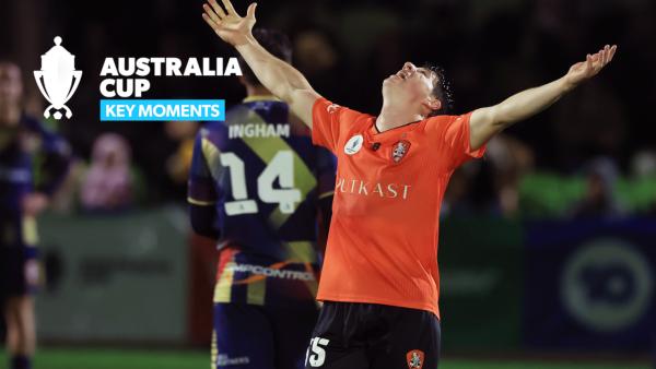 Newcastle Jets v Brisbane Roar | Key Moments | Australia Cup Round of 32