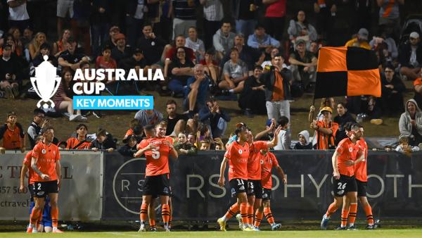 Brisbane Roar v Western Sydney Wanderers | Key Moments | Australia Cup 2023 Quarter Finals