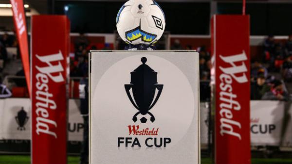 The Westfield FFA Cup ball being used in the third edition of the Cup.
