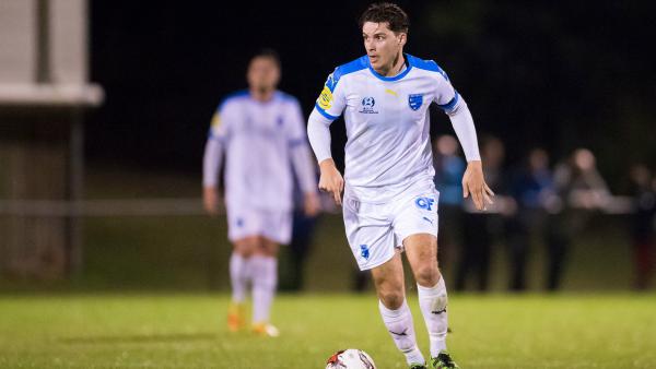 Gold Coast City midfielder Roman Hofmann has made a long trip back from the Netherlands to play against South Melbourne.Photo Credit: Patrick Leigh Perspectives