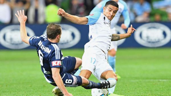 Leigh Broxham and Tim Cahill.