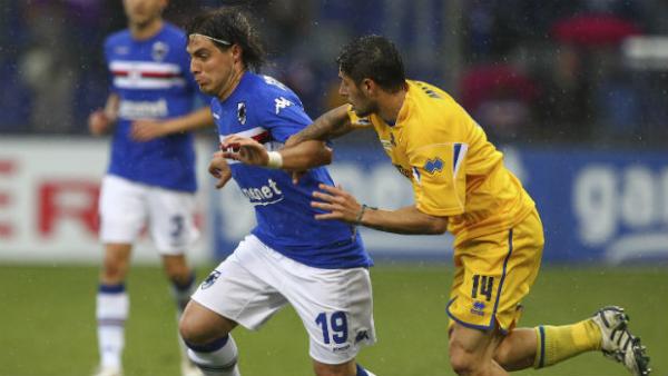 New Melbourne City recruit Bruno Fornaroli in action for UC Sampdoria in the Serie B.