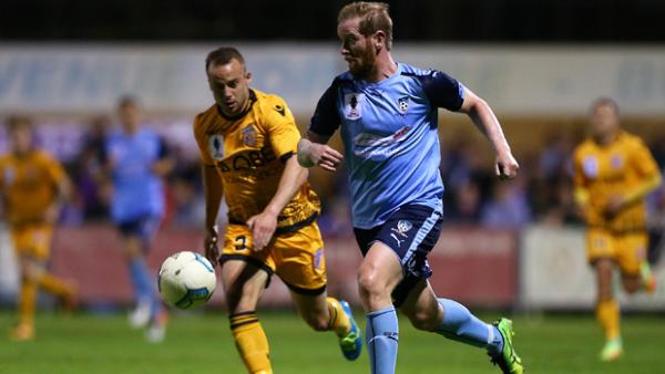 Sydney FC edged Perth Glory 2-0 to advance to the Quarter Finals.